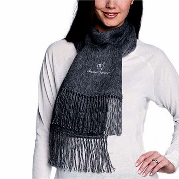 Alpaca Camargo Peruvian Alpaca Wool‎ Blend Scarf Slate Grey - Picture 1 of 3
